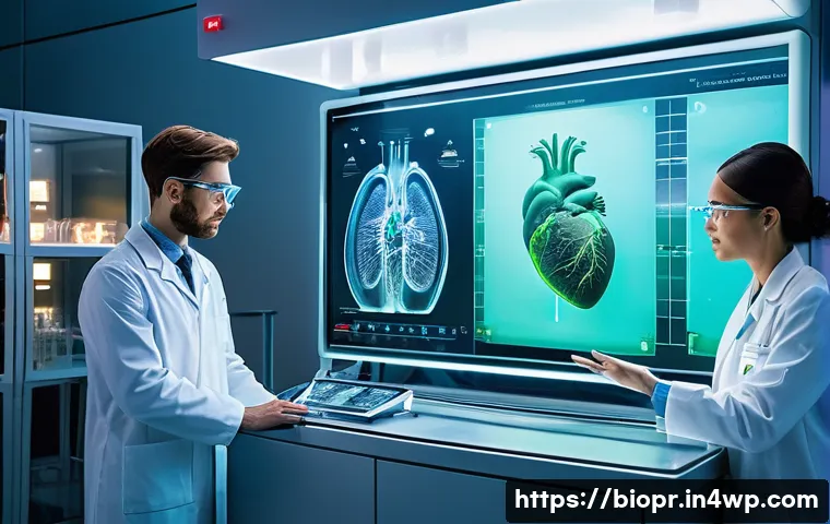 바이오프린팅을 통한 환자 맞춤형 치료 방법 - **Image Prompt 1: Personalized Organ Regeneration in a Futuristic Lab**
    A highly detailed, reali...