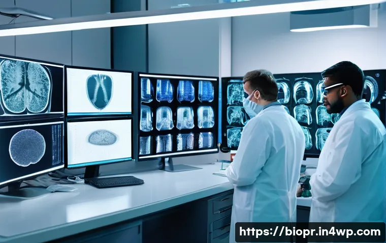 바이오프린팅의 혁신을 위한 협력 방안 - A multidisciplinary team of medical professionals and engineers collaborating in a high-tech laborat...